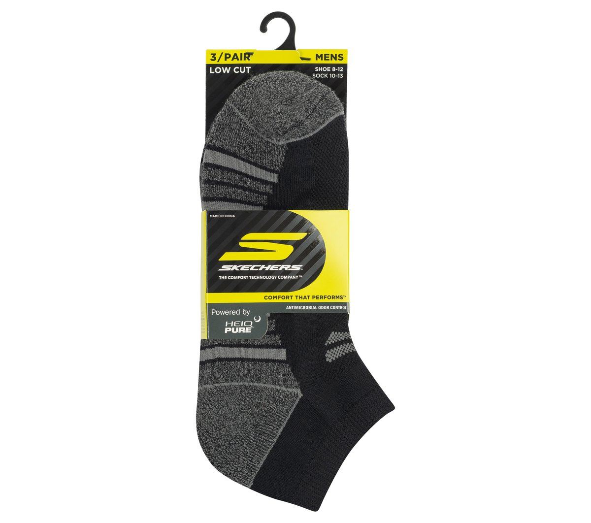 Skechers Great Value - 3 Pack Men's Half Terry Low Cut Socks