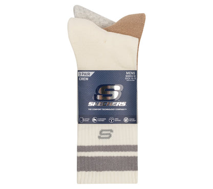 Skechers Essential - 3 Pack Men's Lifestyle Crew Socks