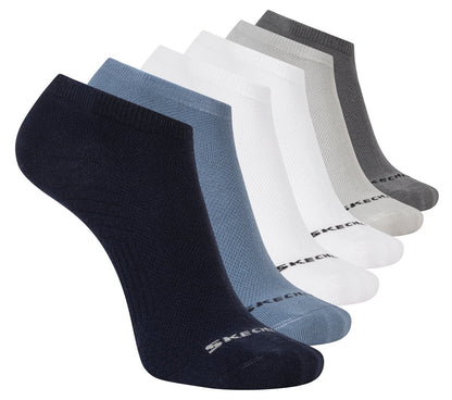 Skechers New - 6 Pack Men's Low Cut Texture Knit Socks