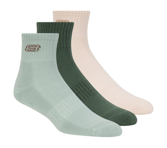 Skechers Best Seller - 3 Pack Men's Lifestyle Quarter Socks
