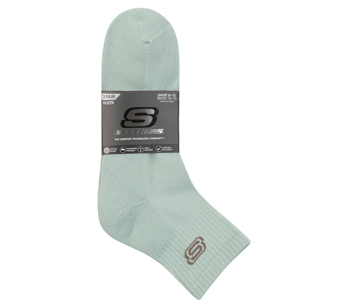 Skechers Best Seller - 3 Pack Men's Lifestyle Quarter Socks