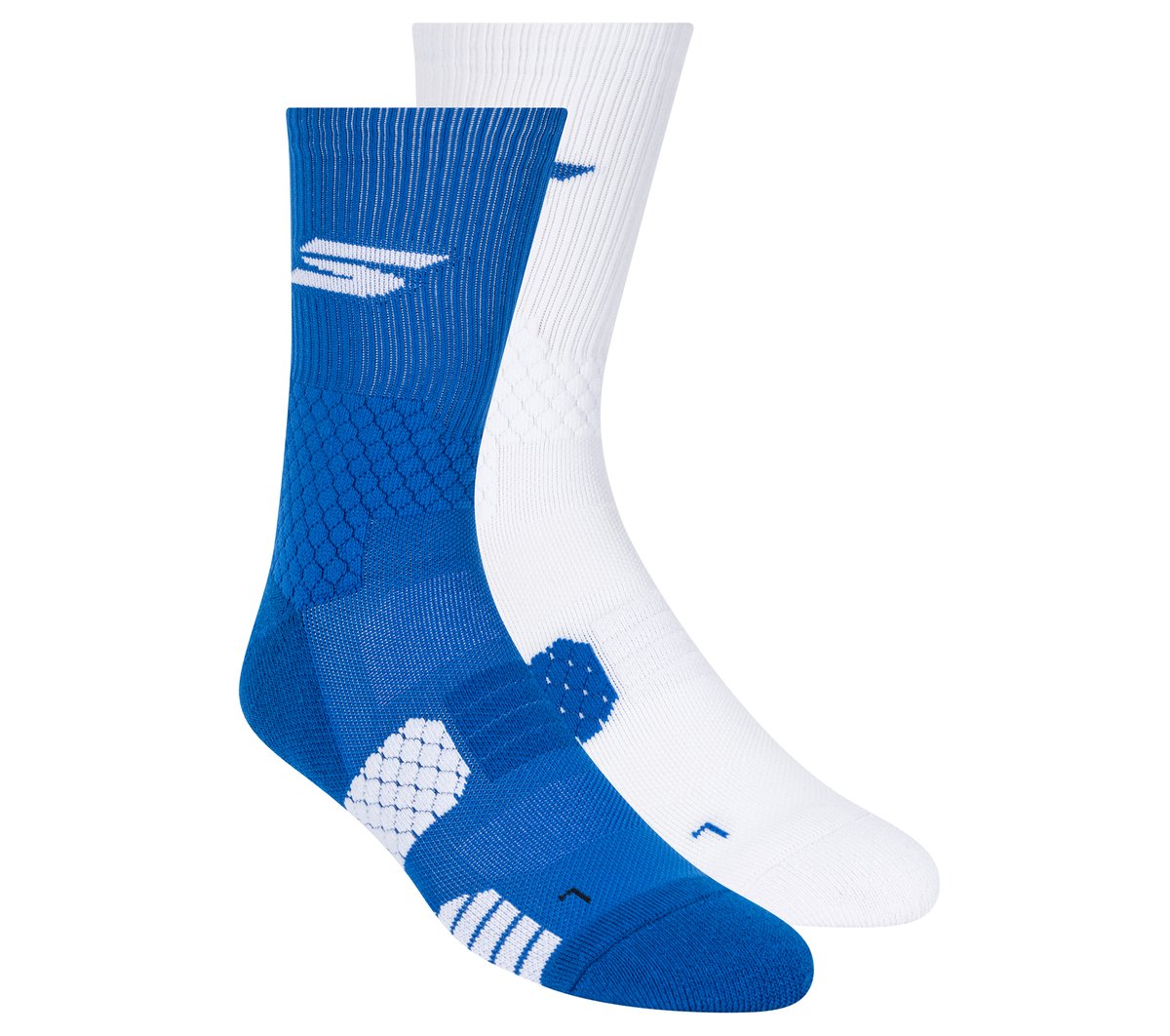 Skechers Premium - 2 Pack Performance Basketball Crew Socks