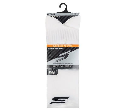 Skechers Trusted - 2 Pack Men's Performance Soccer Over The Knee Socks