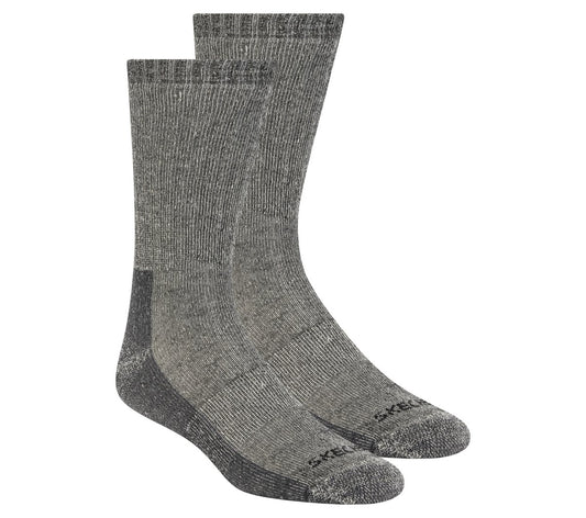 Skechers Best Seller - 2 Pack Men's Crew Wool Socks