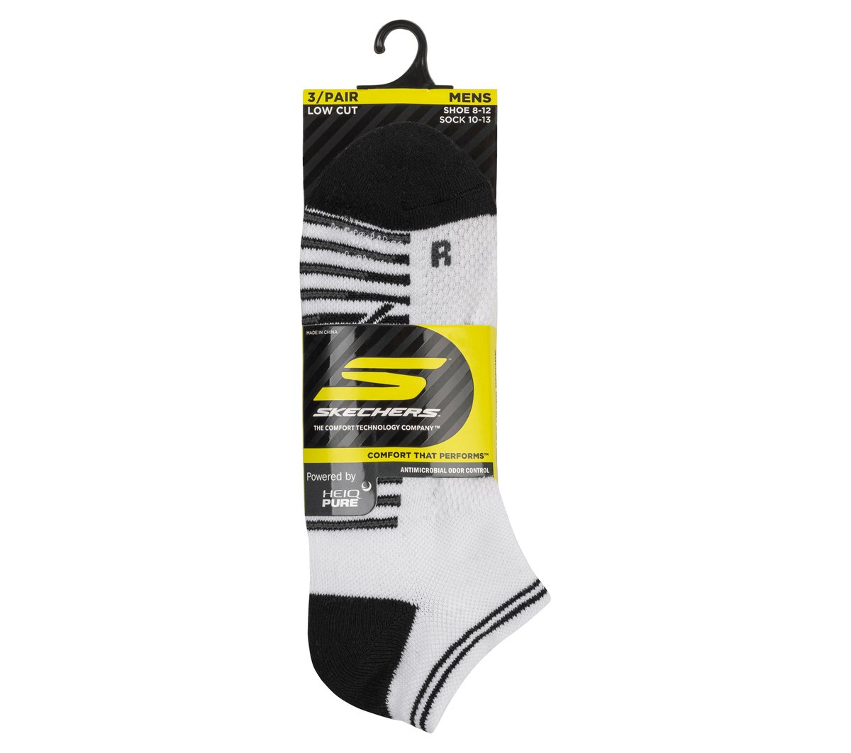 Skechers Essential - 3 Pack Men's Performance Low Cut Running Socks