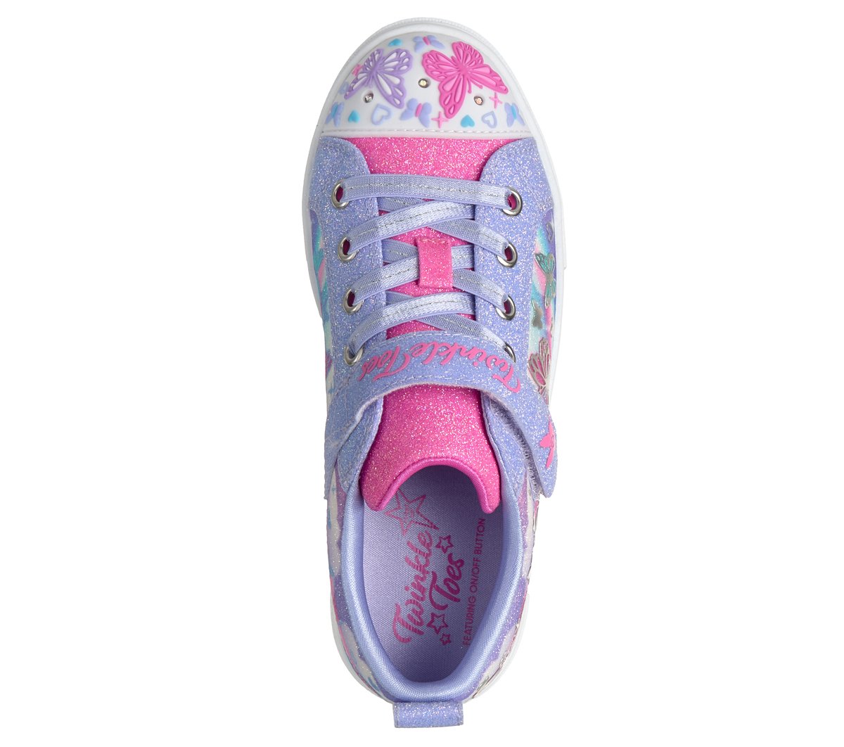 Skechers Best Seller - Twinkle Toes: Twinkle Sparks - Butterfly Sky