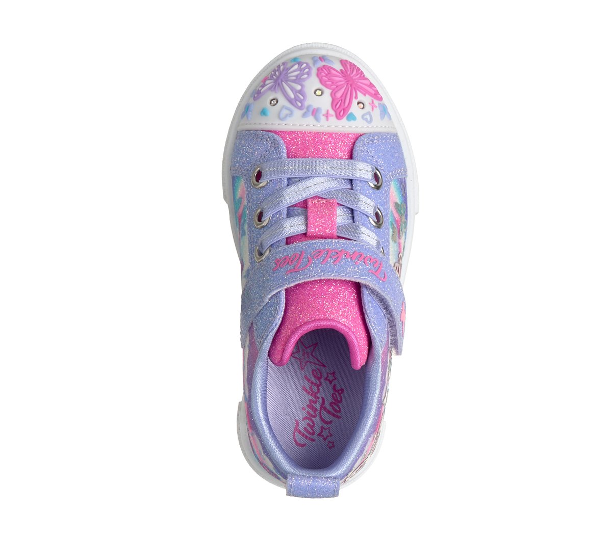 Skechers Quality - Twinkle Toes: Twinkle Sparks - Butterfly Sky