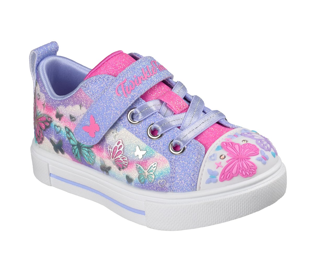 Skechers Quality - Twinkle Toes: Twinkle Sparks - Butterfly Sky