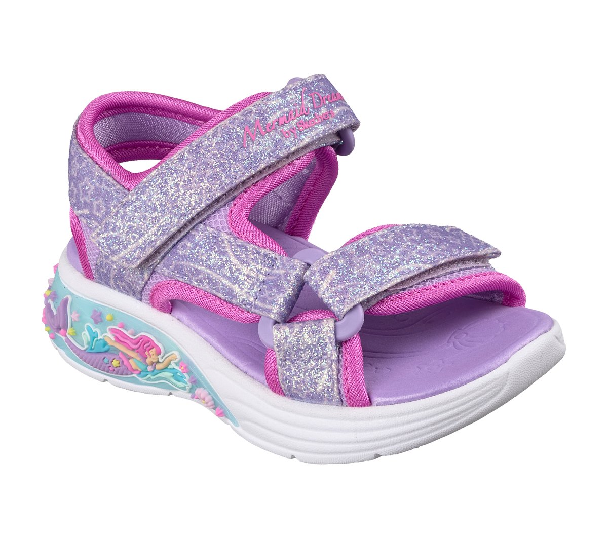 Skechers New - S-Lights: Mermaid Dreams Sandal - Marina Bliss