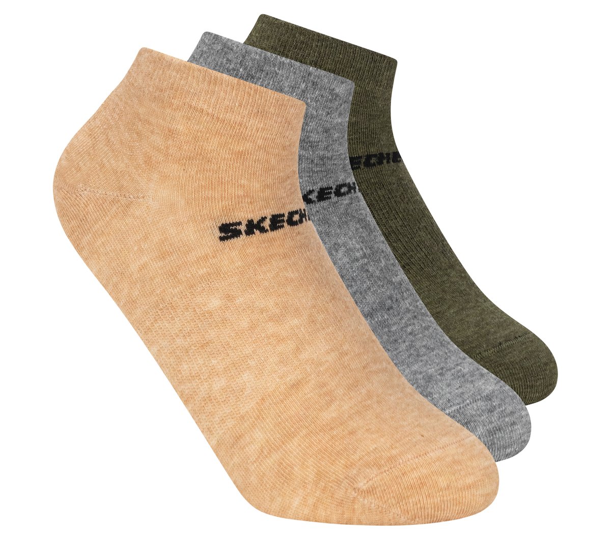 Skechers Deals - 3 Pack Boys' Low Cut Cotton Socks