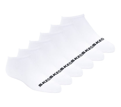 Skechers Signature - Cotton No-Show Socks - 6 Pack