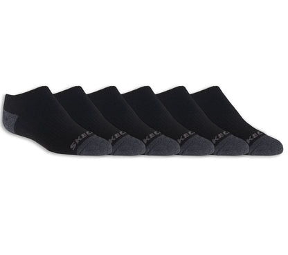 Skechers Special Offer - 6 Pack Boys' No Show Socks