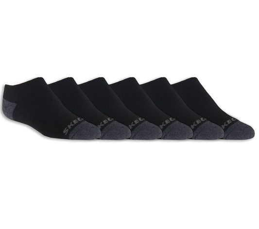Skechers Special Offer - 6 Pack Boys' No Show Socks